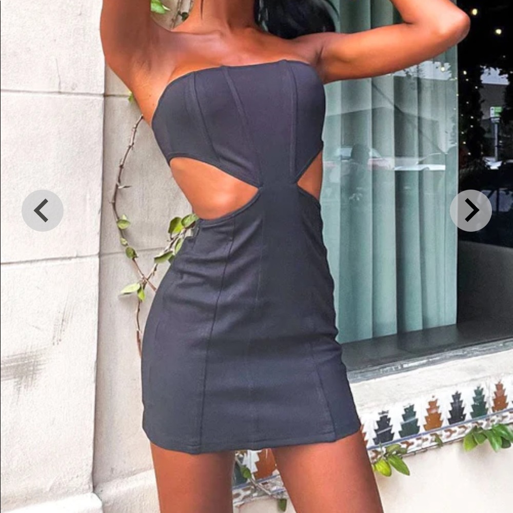 Meryl Black Mini Dress - cut out dress NWT size US 6 /AUD 10